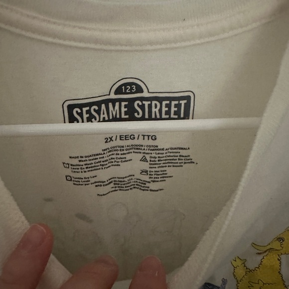 Sesame Street Women’s Plus Tee Shirt - Picture 2 of 3